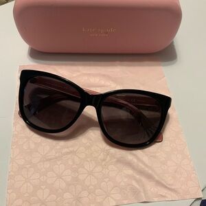 Kate Spade DANALYN Sunglasses black/pink NWOT polarized